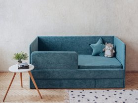 Диван-кровать Happy (бирюзовый) в Черновке - chernovka.mebel-nsk.ru | фото