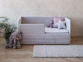 Диван-кровать Happy (светло-серый) в Черновке - chernovka.mebel-nsk.ru | фото