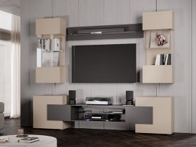 Гостиная Фэнтези (кашемир/графит) в Черновке - chernovka.mebel-nsk.ru | фото