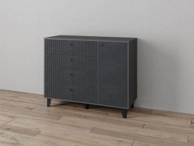 Комод «Катрин-13» (графит/гранит лофт) в Черновке - chernovka.mebel-nsk.ru | фото