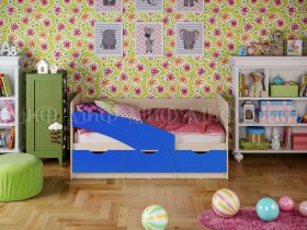 Кровать детская Бабочки 2,0 м в Черновке - chernovka.mebel-nsk.ru | фото