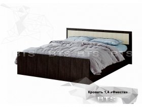 Кровать двуспальная 1,4м Фиеста (BTS) в Черновке - chernovka.mebel-nsk.ru | фото
