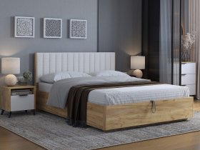 Кровать двуспальная 1,6м Юлия в Черновке - chernovka.mebel-nsk.ru | фото