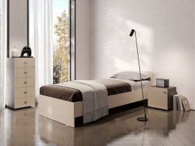 Кровать односпальная 0,9м Гиза в Черновке - chernovka.mebel-nsk.ru | фото