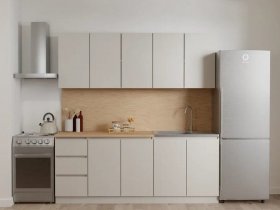 Кухонный гарнитур Мори 2,0 м (сатин) в Черновке - chernovka.mebel-nsk.ru | фото