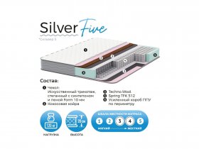 Матрас Silver Five в Черновке - chernovka.mebel-nsk.ru | фото