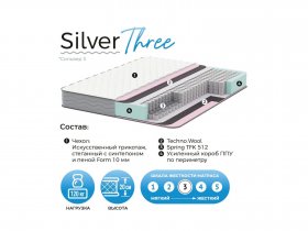 Матрас Silver Three в Черновке - chernovka.mebel-nsk.ru | фото