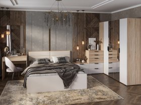 Модульная спальня Норд в Черновке - chernovka.mebel-nsk.ru | фото