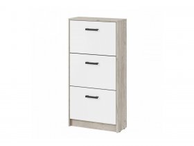Обувница ОБ-2 Вега (дуб крафт серый/белый) в Черновке - chernovka.mebel-nsk.ru | фото