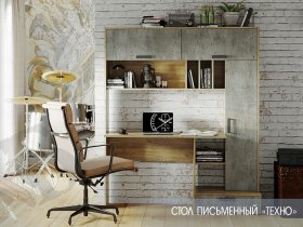 Стол письменный  Техно в Черновке - chernovka.mebel-nsk.ru | фото